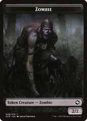 Zombie // Dog Illusion Double-Sided Token [Dungeons & Dragons: Adventures in the Forgotten Realms Tokens] | Game Master's Emporium (The New GME)