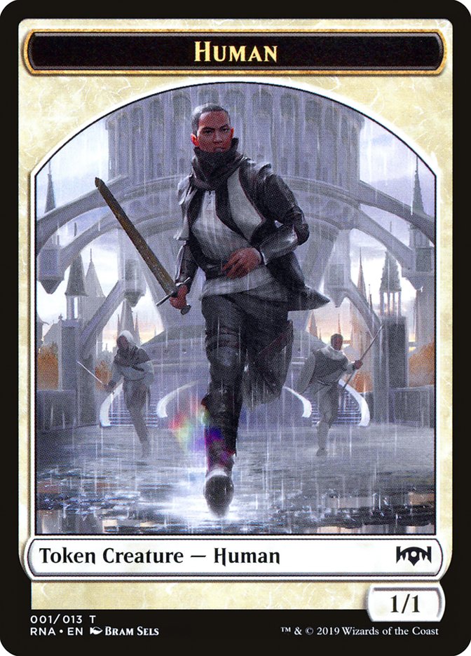 Human Token [Ravnica Allegiance Tokens] | Game Master's Emporium (The New GME)