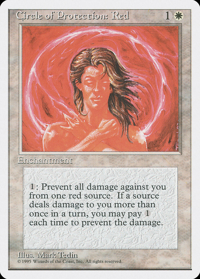Circle of Protection: Red [Fourth Edition] | Game Master's Emporium (The New GME)