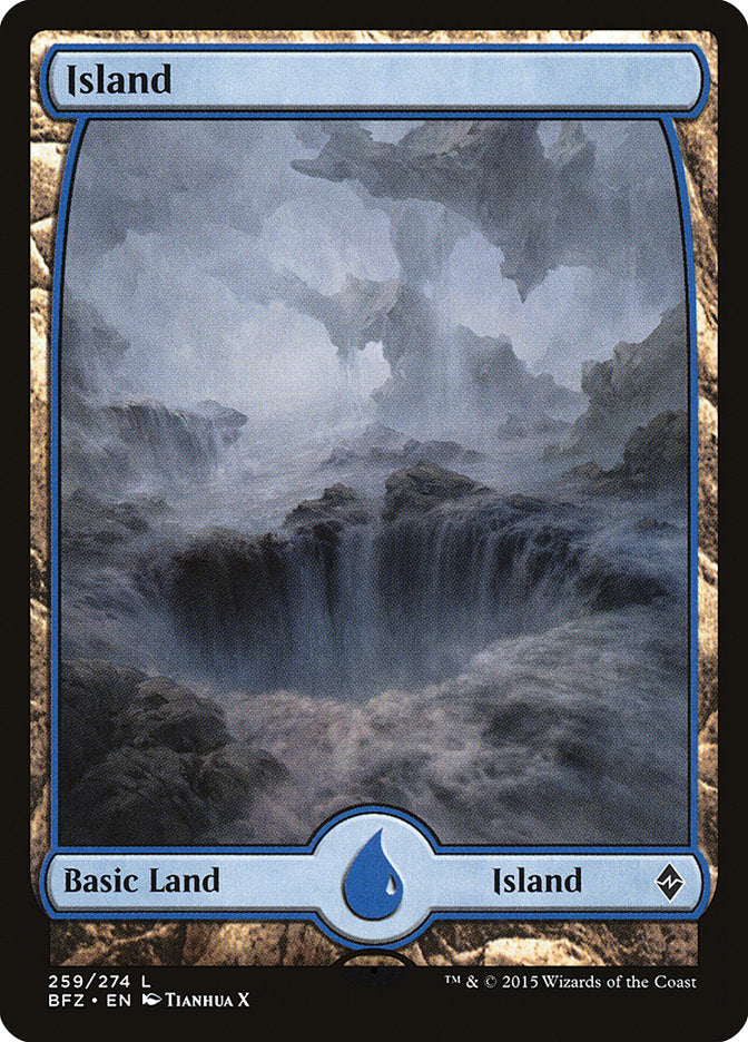 Island (259) (Full Art) [Battle for Zendikar] | Game Master's Emporium (The New GME)