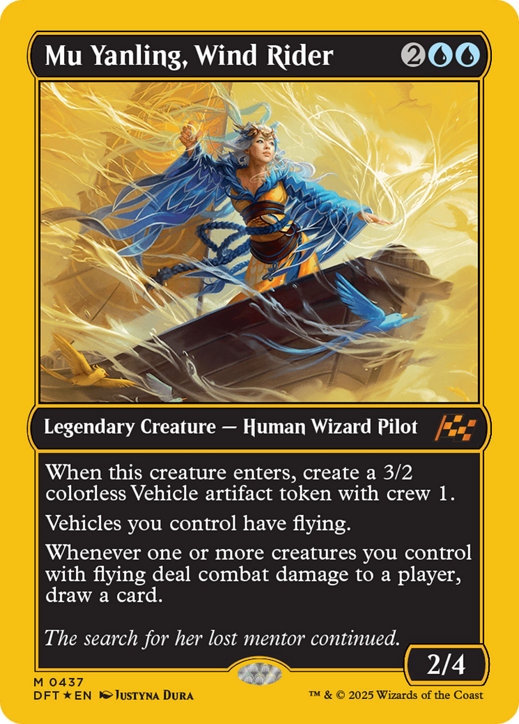 Mu Yanling, Wind Rider (First-Place Foil) [Aetherdrift] | Game Master's Emporium (The New GME)