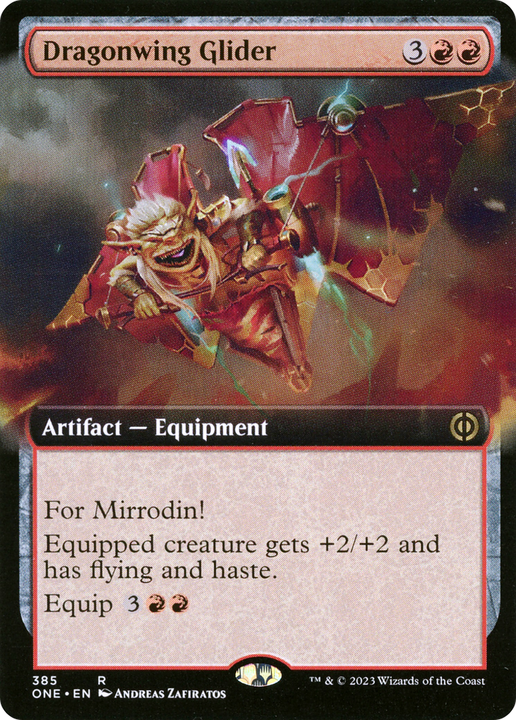 Dragonwing Glider (Extended Art) [Phyrexia: All Will Be One] | Game Master's Emporium (The New GME)