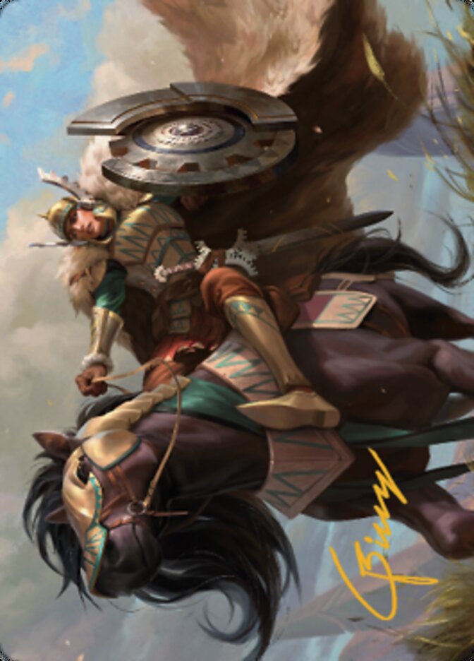 Knight of Dawn's Light Art Card (Gold-Stamped Signature) [Dominaria United Art Series] | Game Master's Emporium (The New GME)