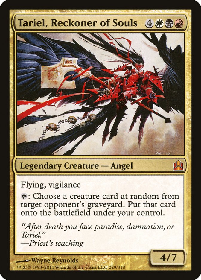 Tariel, Reckoner of Souls [Commander 2011] | Game Master's Emporium (The New GME)