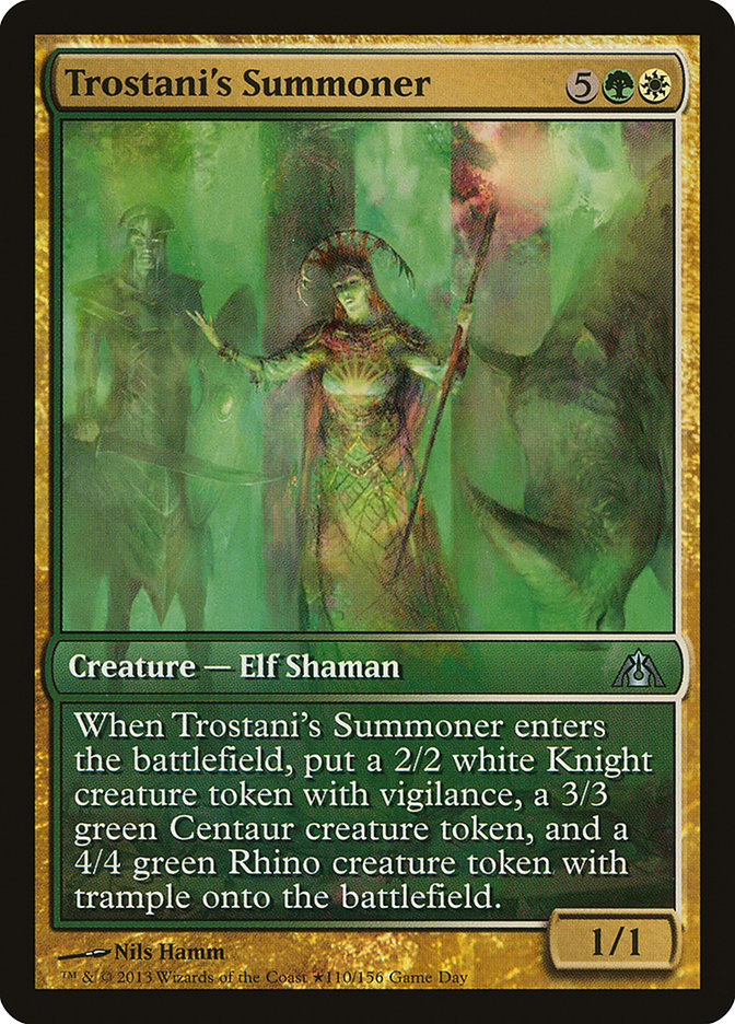 Trostani's Summoner (Game Day) [Dragon's Maze Promos] | Game Master's Emporium (The New GME)