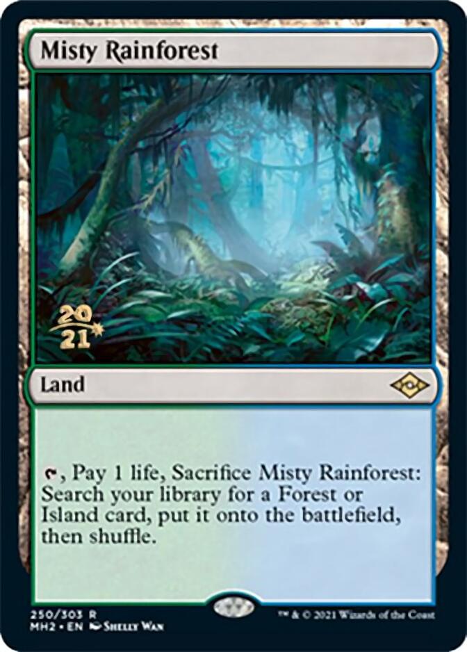 Misty Rainforest [Modern Horizons 2 Prerelease Promos] | Game Master's Emporium (The New GME)