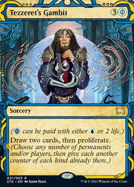 Tezzeret's Gambit (Foil Etched) [Strixhaven: Mystical Archive] | Game Master's Emporium (The New GME)