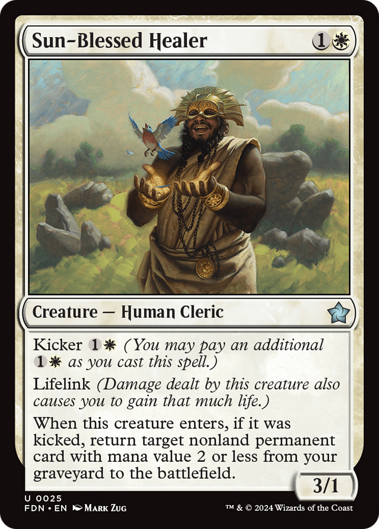 Sun-Blessed Healer [Foundations] | Game Master's Emporium (The New GME)