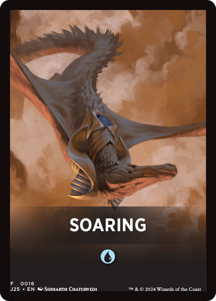 Soaring Theme Card [Foundations Jumpstart Front Cards] | Game Master's Emporium (The New GME)