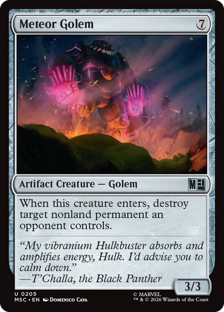 Meteor Golem [Marvel Super Heroes Commander] | Game Master's Emporium (The New GME)