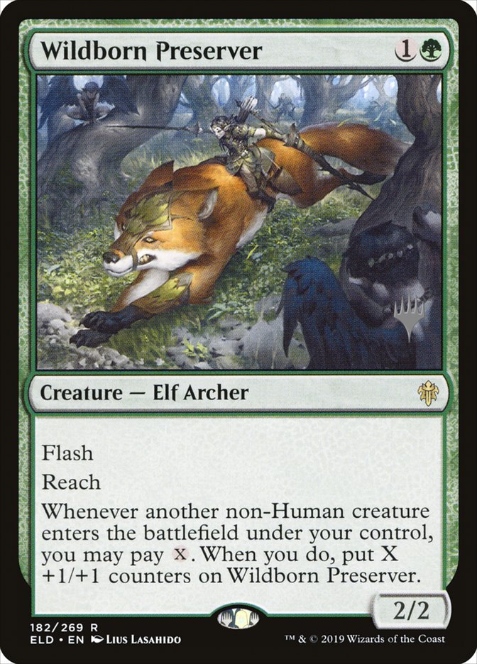 Wildborn Preserver (Promo Pack) [Throne of Eldraine Promos] | Game Master's Emporium (The New GME)