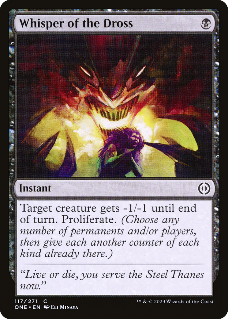 Whisper of the Dross [Phyrexia: All Will Be One] | Game Master's Emporium (The New GME)