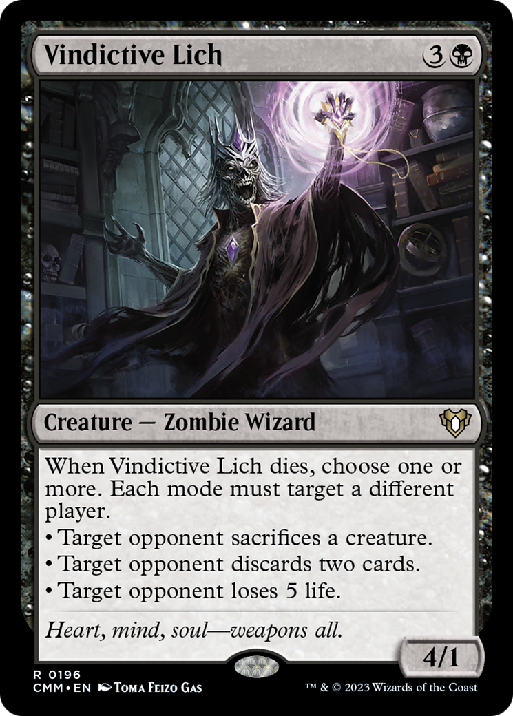 Vindictive Lich [Commander Masters] | Game Master's Emporium (The New GME)