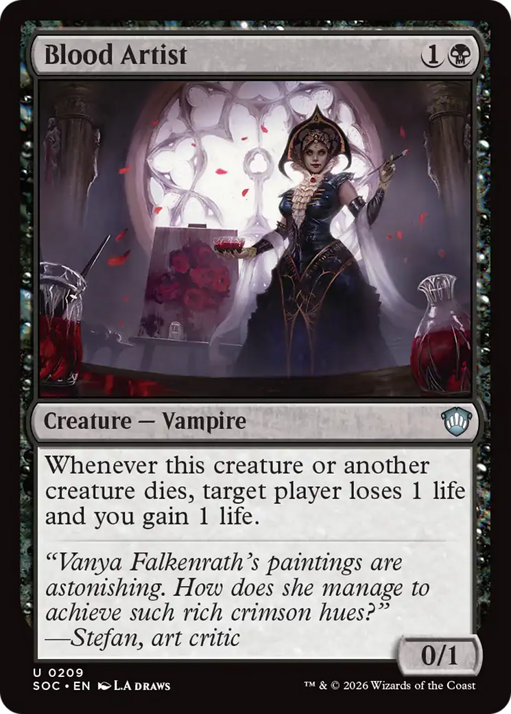 Blood Artist [Secrets of Strixhaven Commander] | Game Master's Emporium (The New GME)