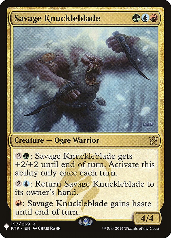 Savage Knuckleblade [Mystery Booster] | Game Master's Emporium (The New GME)