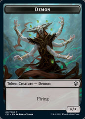 Demon // Fungus Beast Double-Sided Token [Commander 2021 Tokens] | Game Master's Emporium (The New GME)