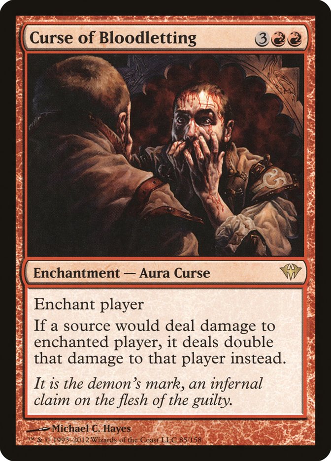 Curse of Bloodletting [Dark Ascension] | Game Master's Emporium (The New GME)