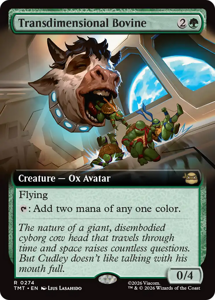Transdimensional Bovine (Extended Art) [Teenage Mutant Ninja Turtles] | Game Master's Emporium (The New GME)