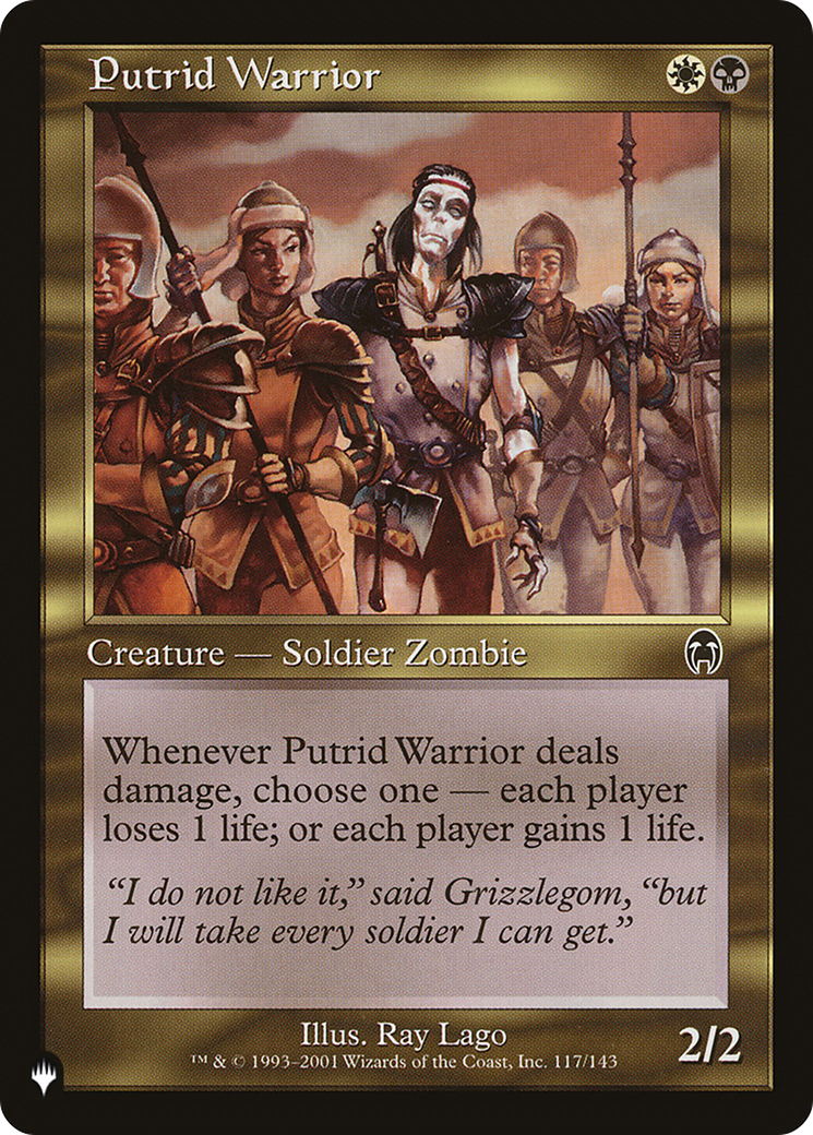 Putrid Warrior [The List] | Game Master's Emporium (The New GME)