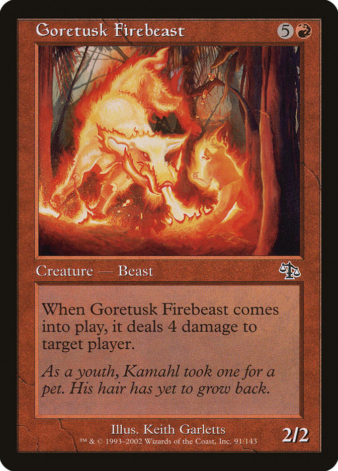 Goretusk Firebeast [Judgment] | Game Master's Emporium (The New GME)