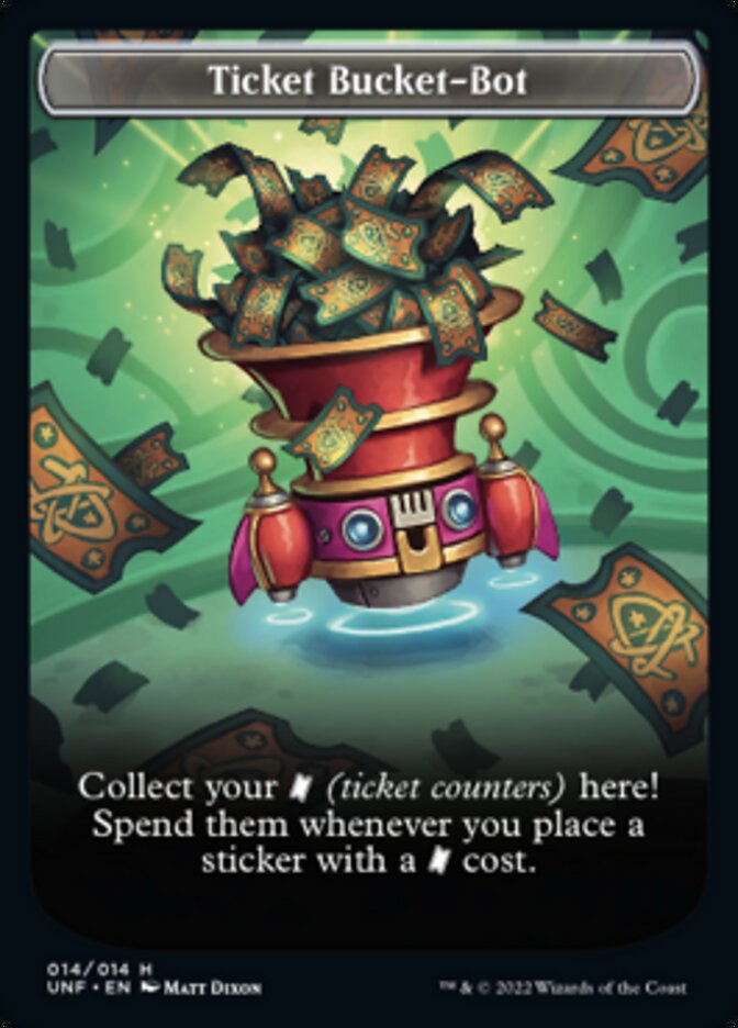 Ticket Bucket-Bot Token [Unfinity Tokens] | Game Master's Emporium (The New GME)