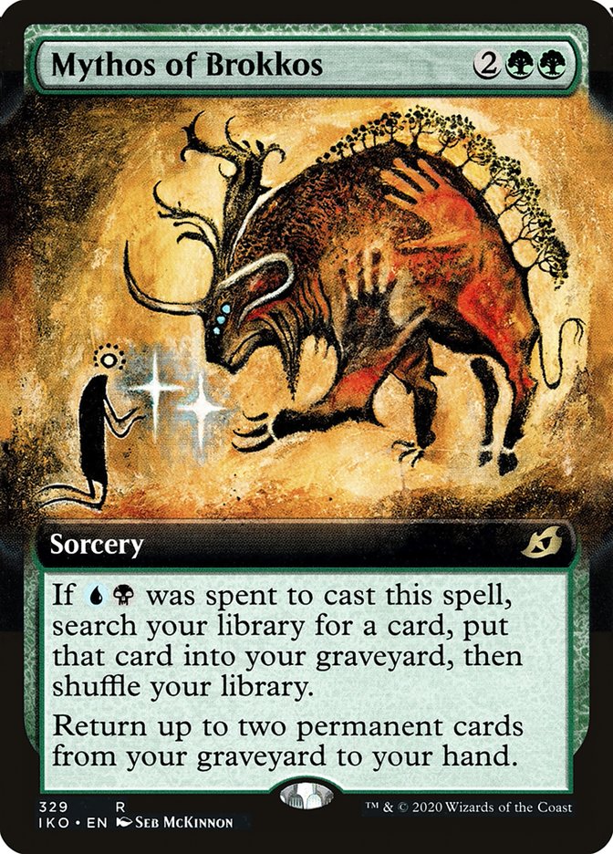 Mythos of Brokkos (Extended Art) [Ikoria: Lair of Behemoths] | Game Master's Emporium (The New GME)