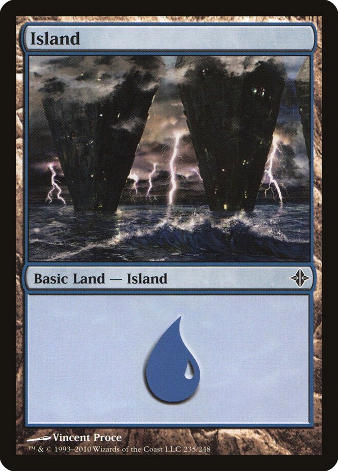 Island (235) [Rise of the Eldrazi] | Game Master's Emporium (The New GME)