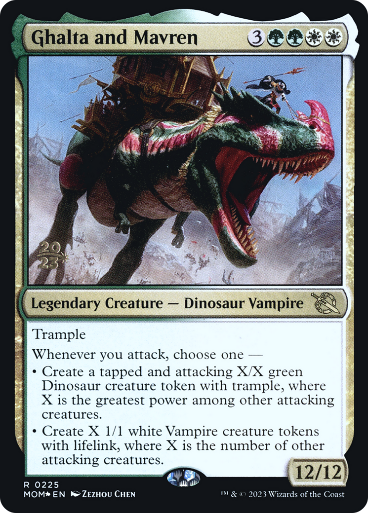 Ghalta and Mavren [March of the Machine Prerelease Promos] | Game Master's Emporium (The New GME)