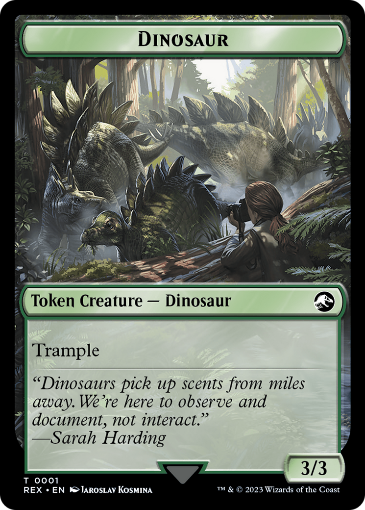 Dinosaur Token [Jurassic World Collection Tokens] | Game Master's Emporium (The New GME)