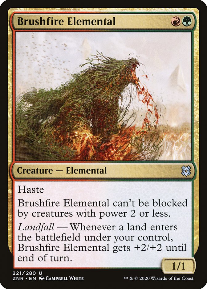 Brushfire Elemental [Zendikar Rising] | Game Master's Emporium (The New GME)