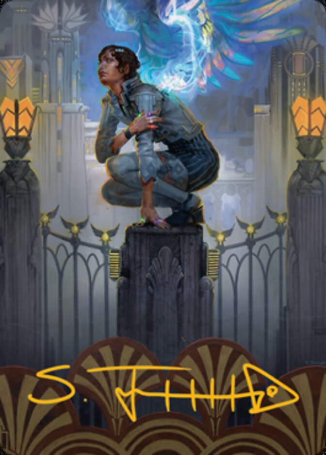 Giada, Font of Hope 2 Art Card (Gold-Stamped Signature) [Streets of New Capenna Art Series] | Game Master's Emporium (The New GME)