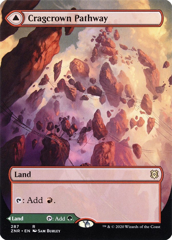 Cragcrown Pathway // Timbercrown Pathway (Borderless Alternate Art) [Zendikar Rising] | Game Master's Emporium (The New GME)