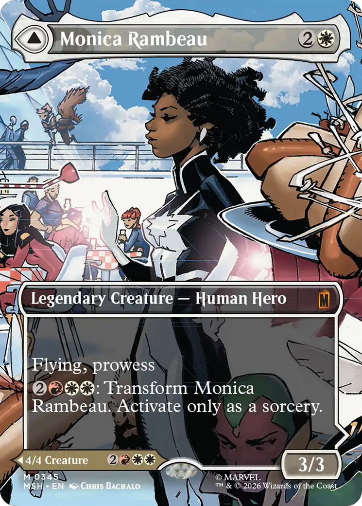 Monica Rambeau (Borderless) (0345) [Marvel Super Heroes] | Game Master's Emporium (The New GME)