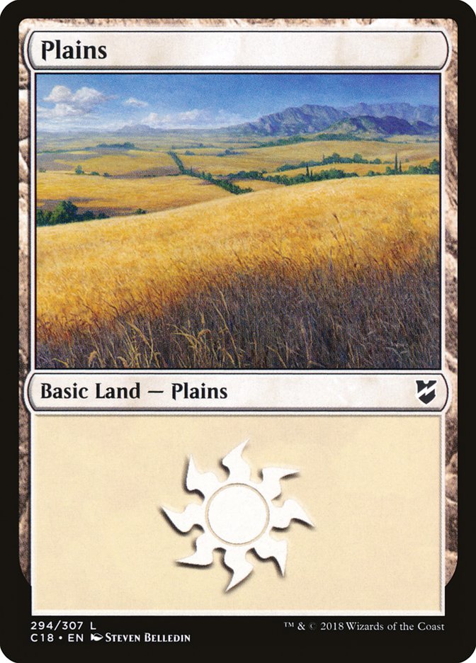 Plains (294) [Commander 2018] | Game Master's Emporium (The New GME)