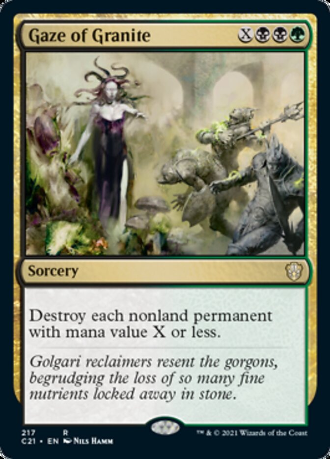 Gaze of Granite [Commander 2021] | Game Master's Emporium (The New GME)