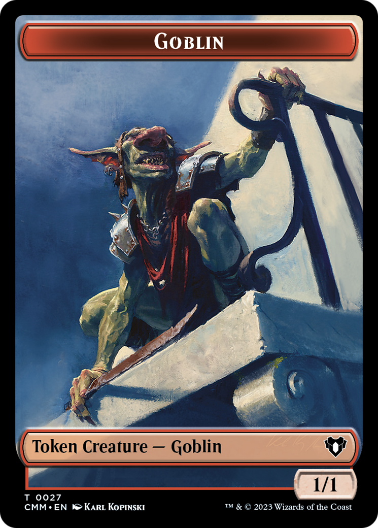 Goblin Token [Commander Masters Tokens] | Game Master's Emporium (The New GME)