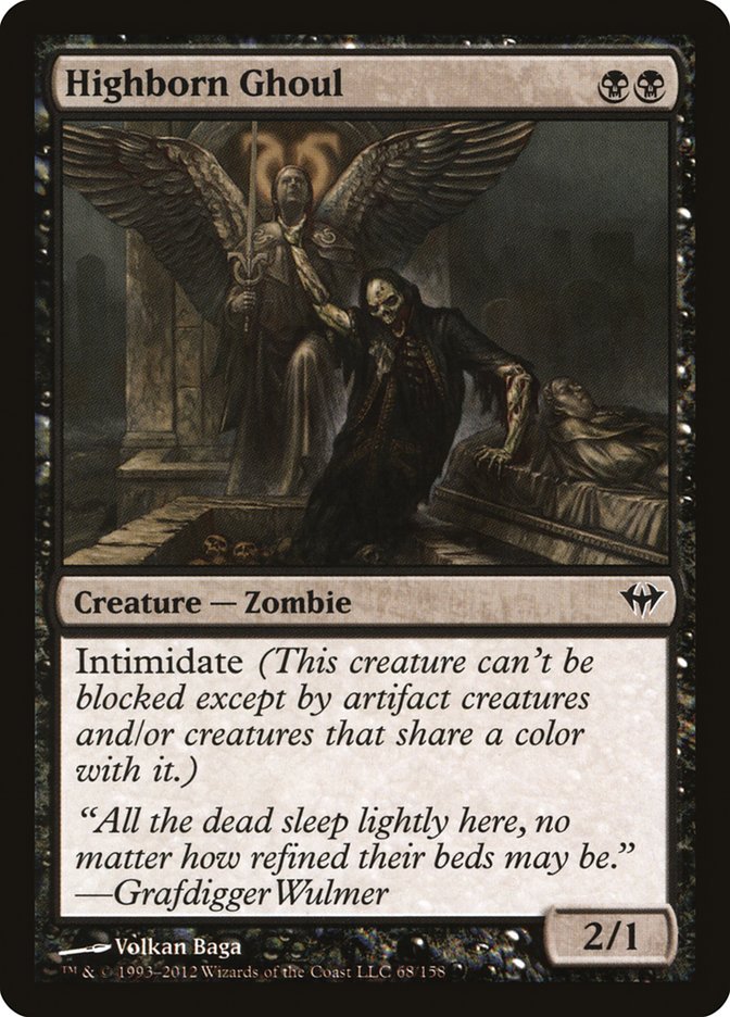 Highborn Ghoul [Dark Ascension] | Game Master's Emporium (The New GME)