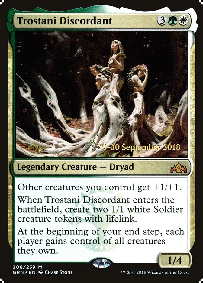 Trostani Discordant [Guilds of Ravnica Prerelease Promos] | Game Master's Emporium (The New GME)