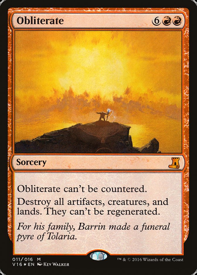 Obliterate [From the Vault: Lore] | Game Master's Emporium (The New GME)