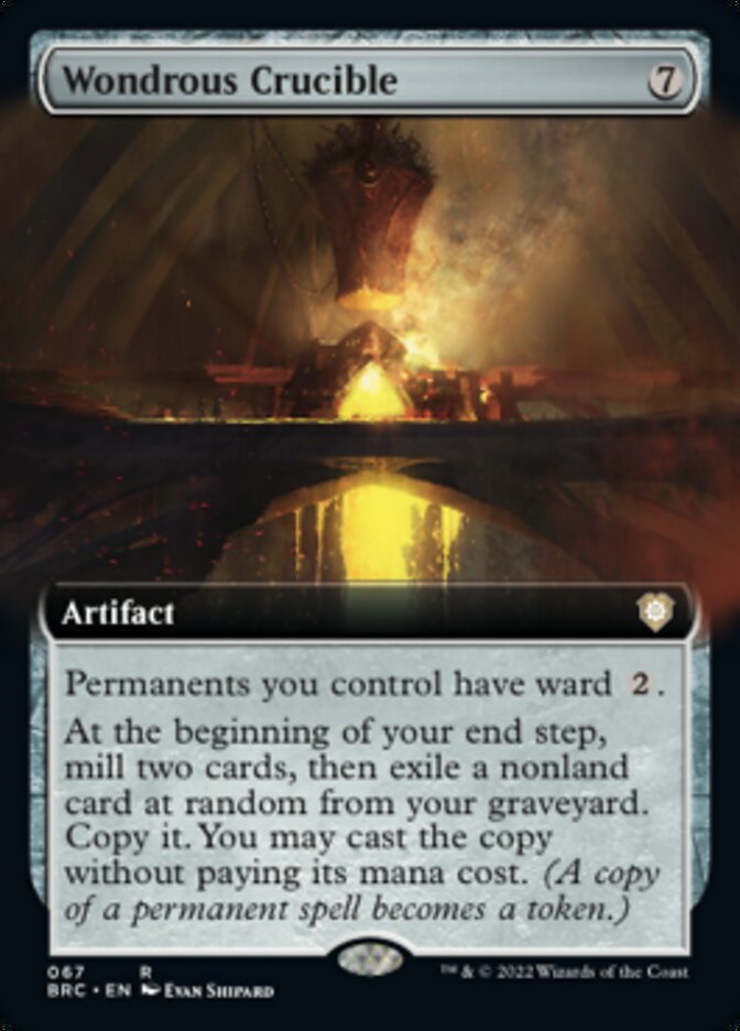 Wondrous Crucible (Extended Art) [The Brothers' War Commander] | Game Master's Emporium (The New GME)