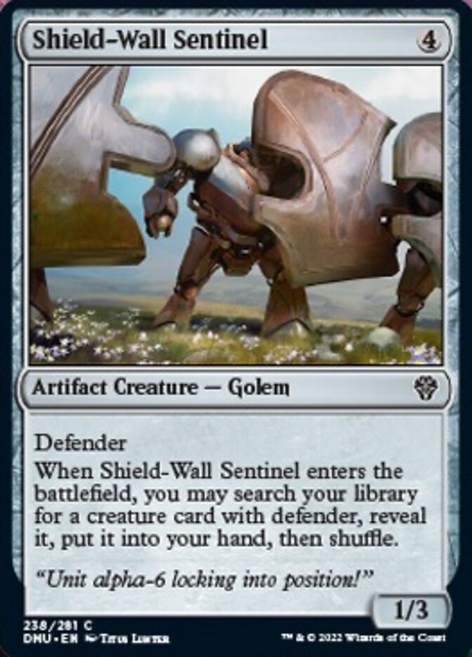 Shield-Wall Sentinel [Dominaria United] | Game Master's Emporium (The New GME)