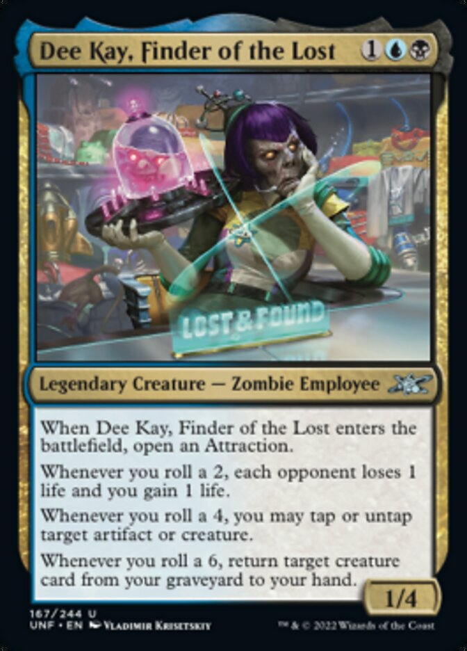 Dee Kay, Finder of the Lost [Unfinity] | Game Master's Emporium (The New GME)
