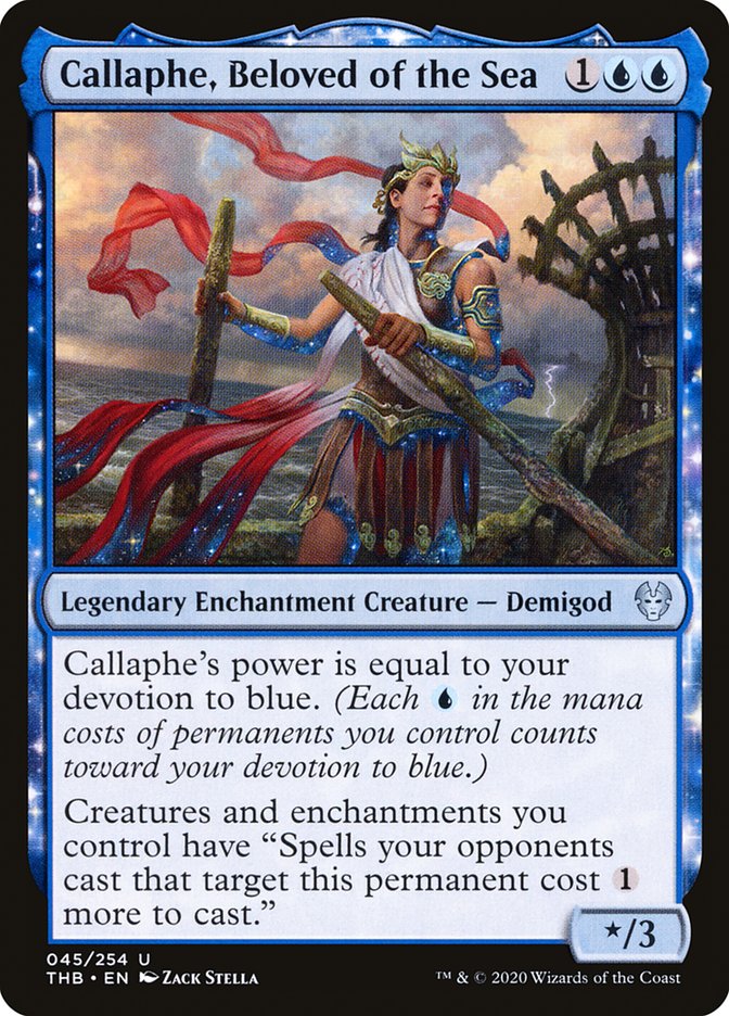 Callaphe, Beloved of the Sea [Theros Beyond Death] | Game Master's Emporium (The New GME)