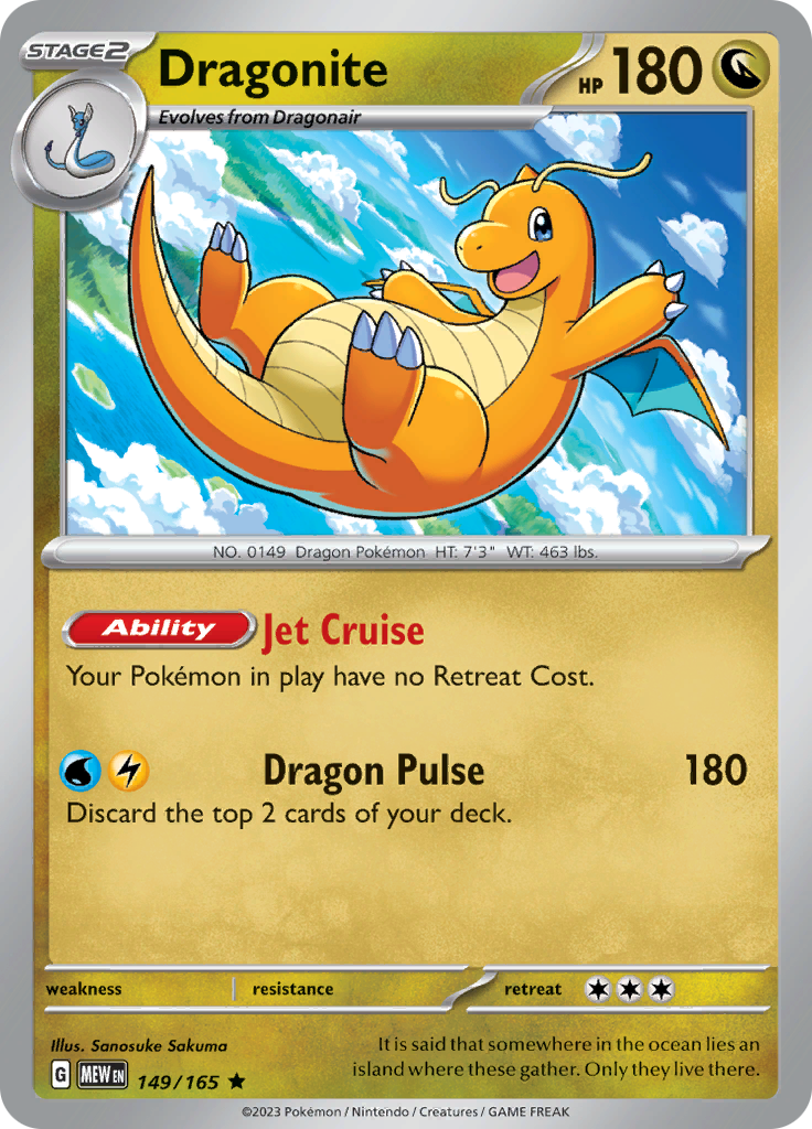 Dragonite (149/165) [Scarlet & Violet 151] | Game Master's Emporium (The New GME)