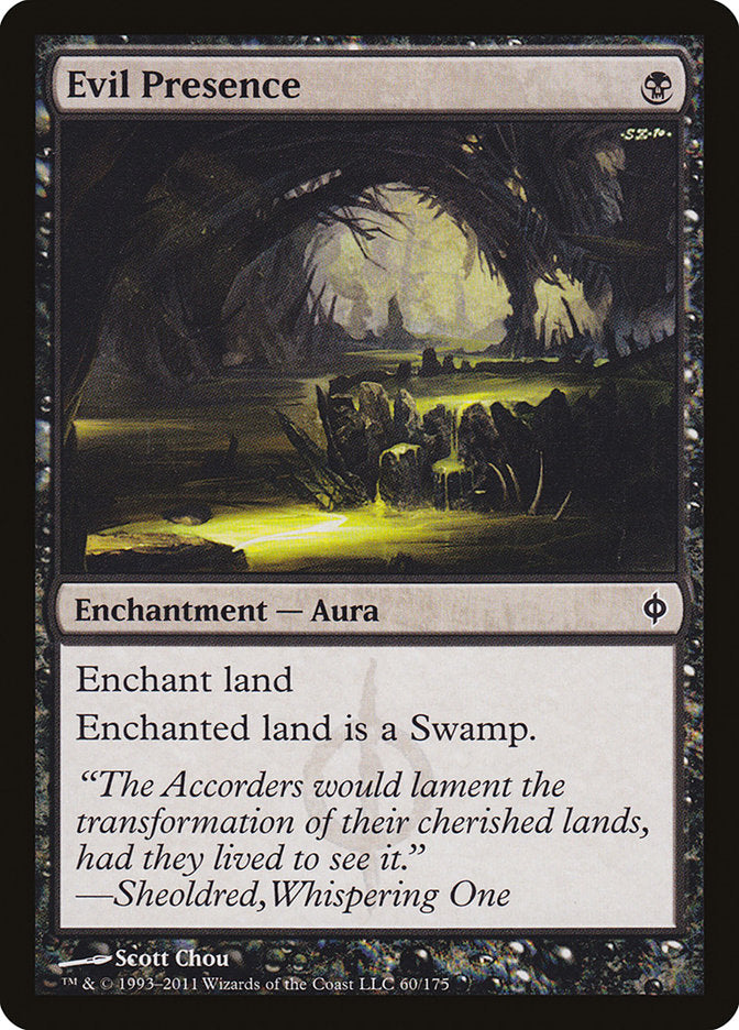 Evil Presence [New Phyrexia] | Game Master's Emporium (The New GME)