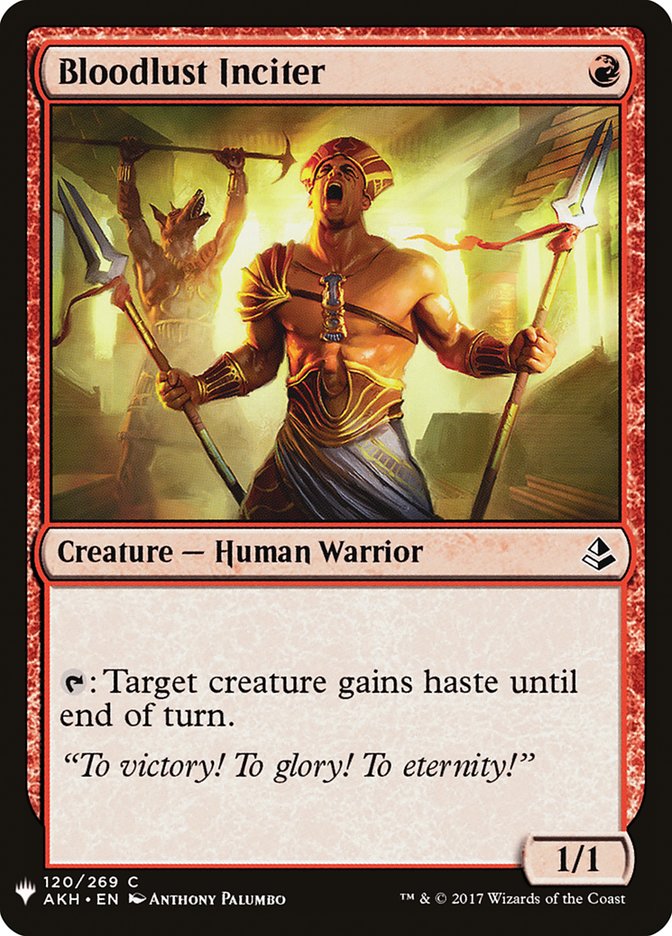 Bloodlust Inciter [Mystery Booster] | Game Master's Emporium (The New GME)