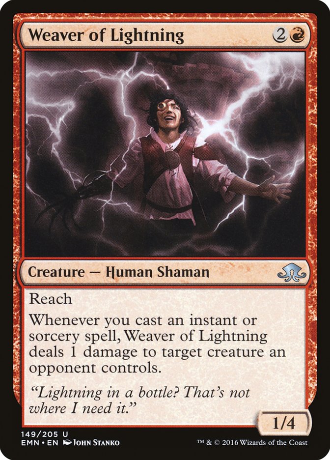 Weaver of Lightning [Eldritch Moon] | Game Master's Emporium (The New GME)