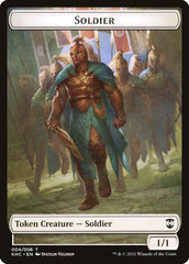 Bird (005) // Soldier Double-Sided Token [Kaldheim Commander Tokens] | Game Master's Emporium (The New GME)