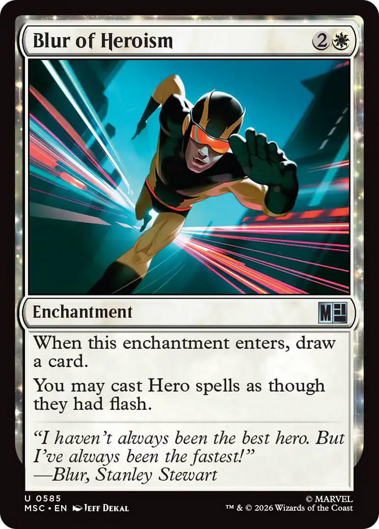 Blur of Heroism [Marvel Super Heroes Commander] | Game Master's Emporium (The New GME)