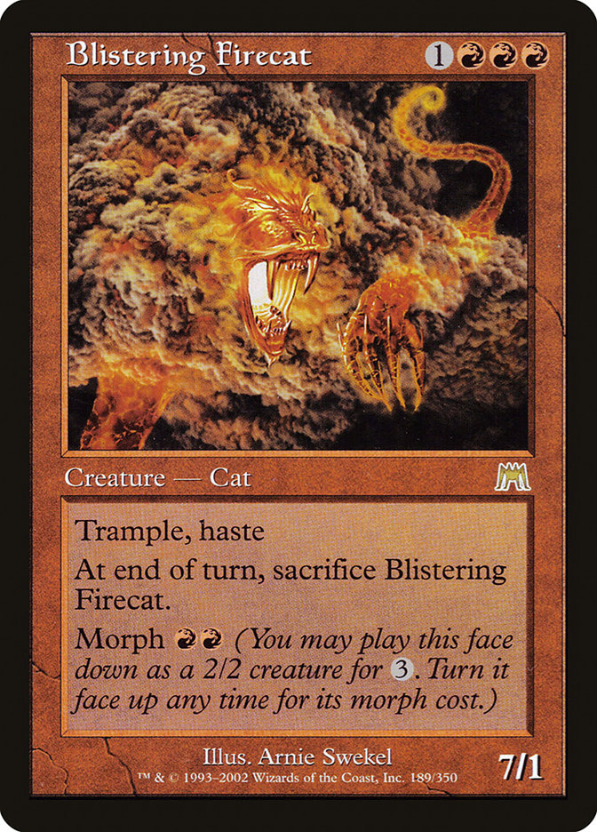 Blistering Firecat [Onslaught] | Game Master's Emporium (The New GME)